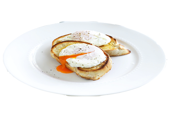 Pounched egg