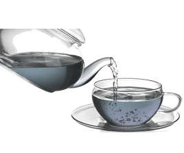Hot water